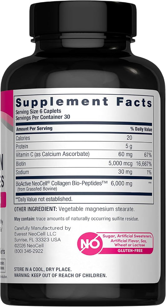 Neocell Collagen Peptides - 180 Tablets
