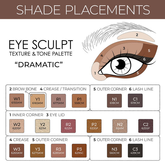 Natasha Denona Eye Sculpt Texture & Tone Eyeshadow Palette – Dramatic