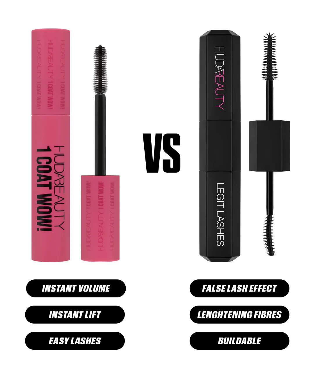 Huda Beauty One Coat Wow Mascara - Mini