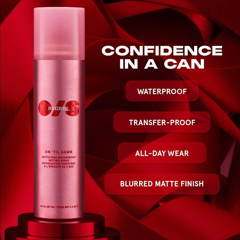 One Size By Patrick Starrr Big & Bitty On ‘Til Dawn Mattifying Waterproof Setting Spray Duo