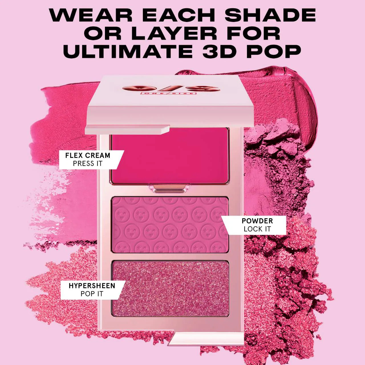 One Size 3D Blush Trio