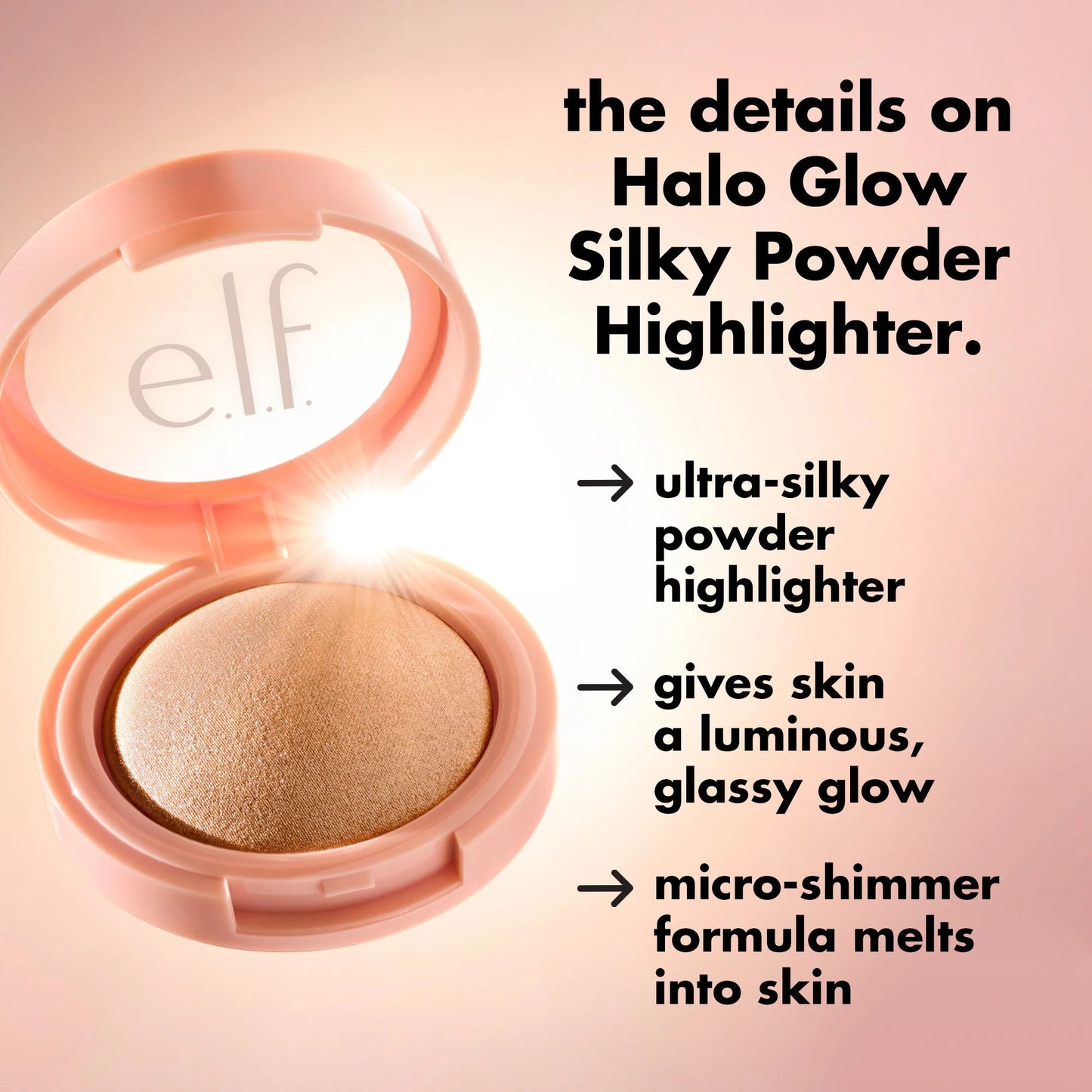 elf Halo Glow Silky Powder Highlighter