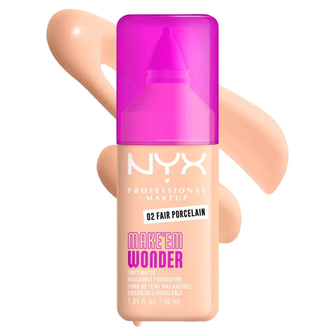 Nyx Make ‘Em Wonder™ Soft Matte Buildable Foundation