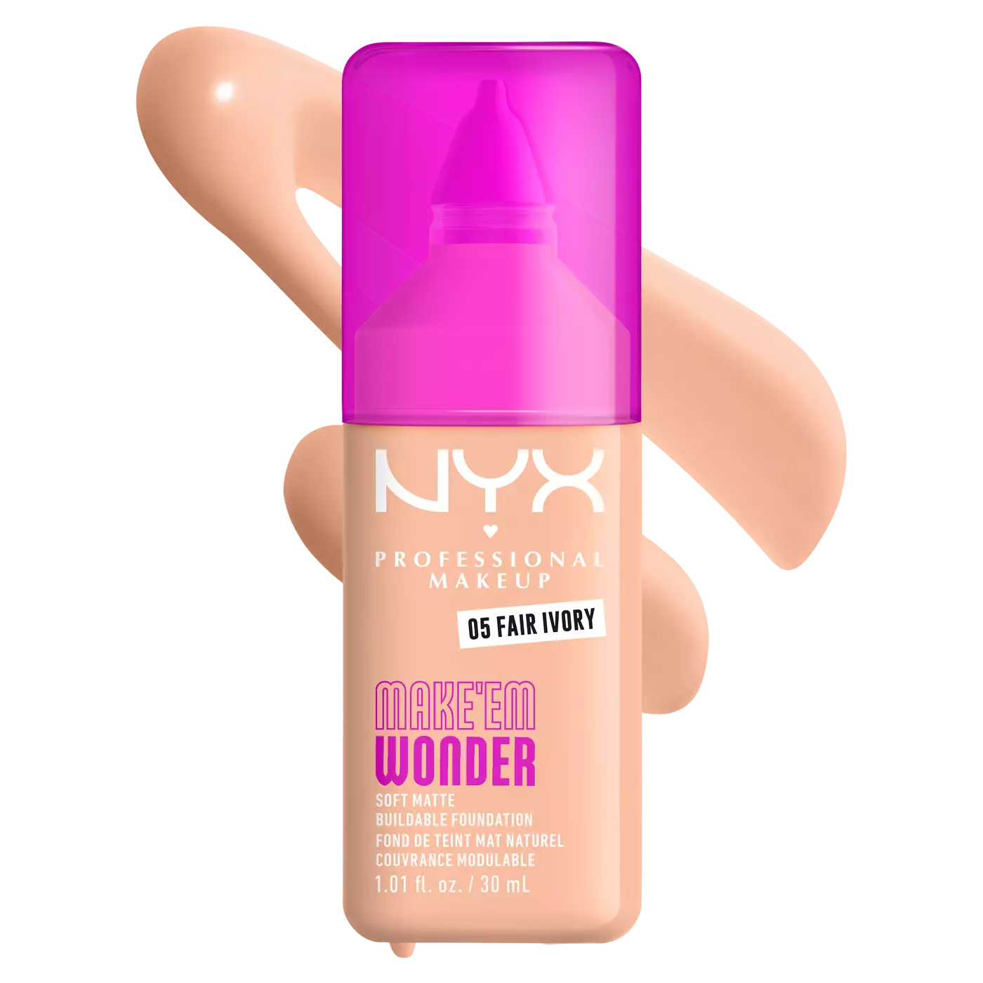 Nyx Make ‘Em Wonder™ Soft Matte Buildable Foundation
