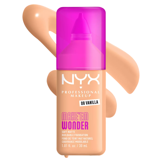 Nyx Make ‘Em Wonder™ Soft Matte Buildable Foundation