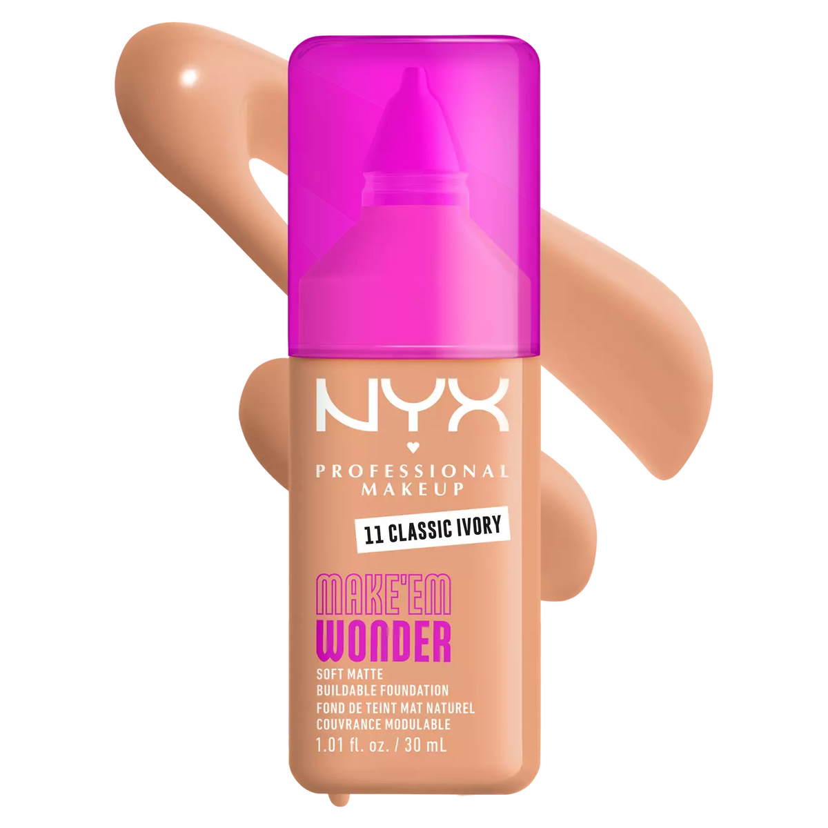 Nyx Make ‘Em Wonder™ Soft Matte Buildable Foundation