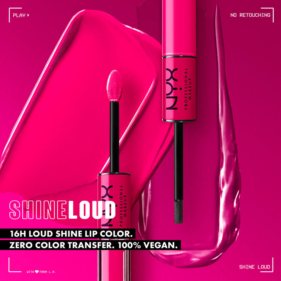 Nyx Shine Loud High Shine Lip Color