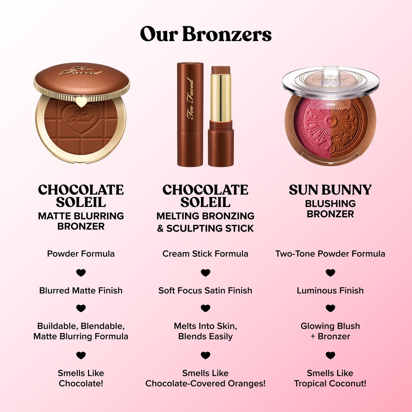Too Faced Chocolate Soleil Melting Bronzing & Sculpting Stick