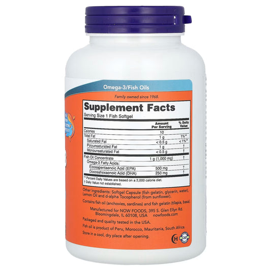 Now Ultra Omega 3 - 180 Soft Gel