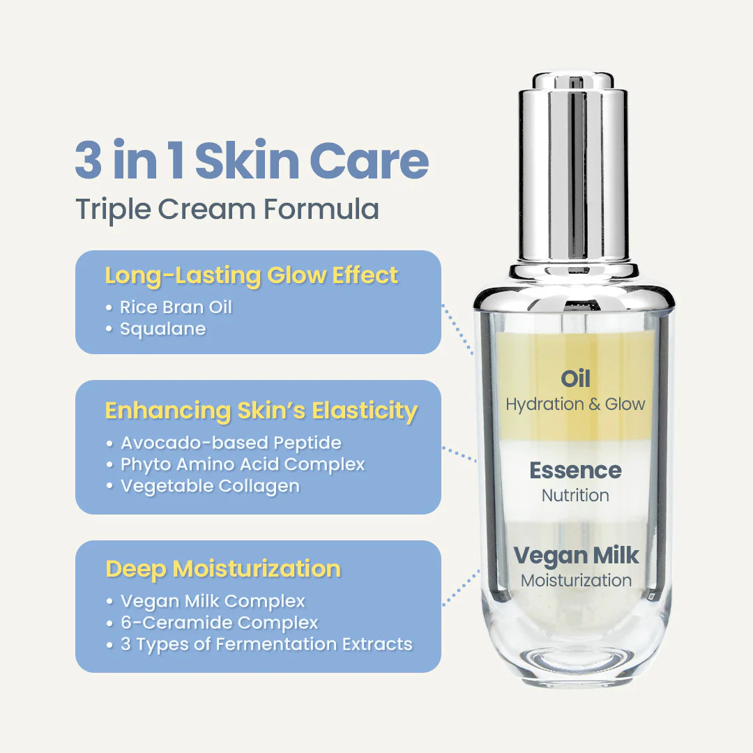 Tirtir Ceramic Milk Ampoule Moisturising Face Serum With A Brightening Effect 40 Ml