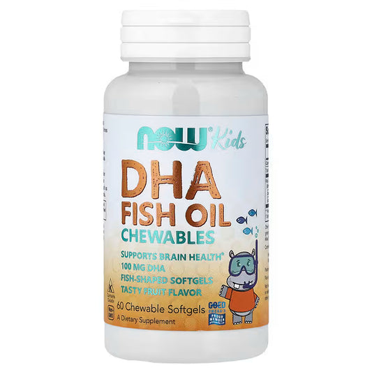 Now Kids Dha Fish Oil - 60 Gummy