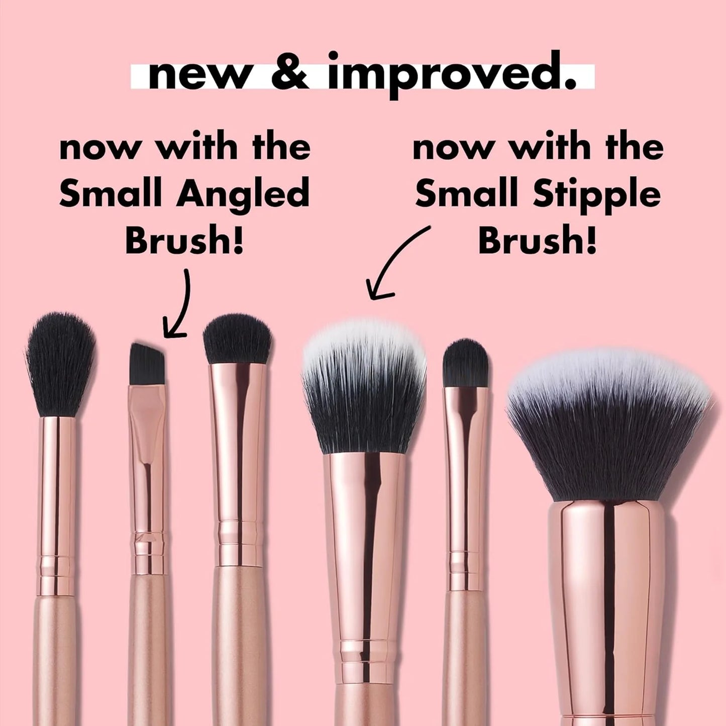Elf Flawless Face And Eye Brush Set