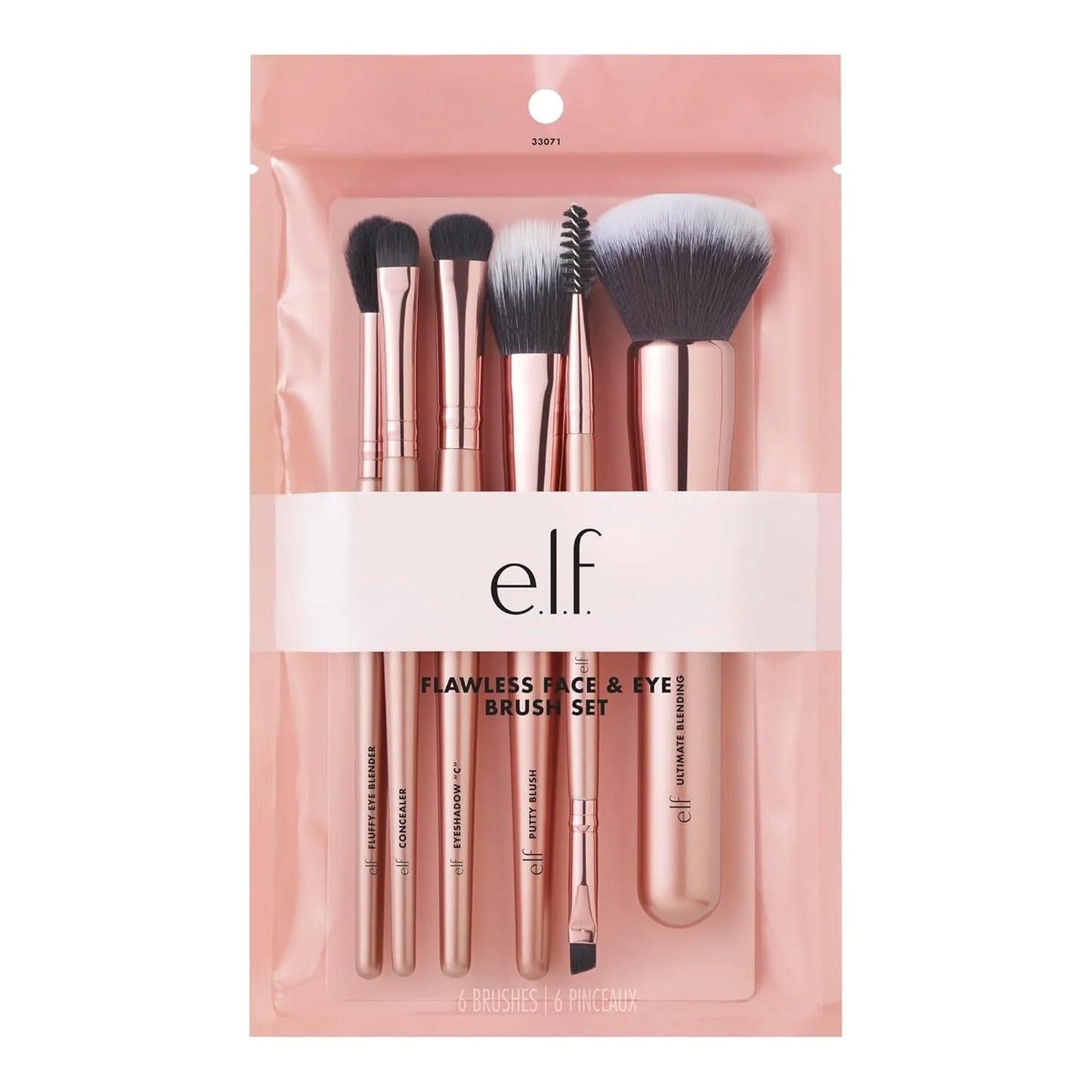 Elf Flawless Face And Eye Brush Set