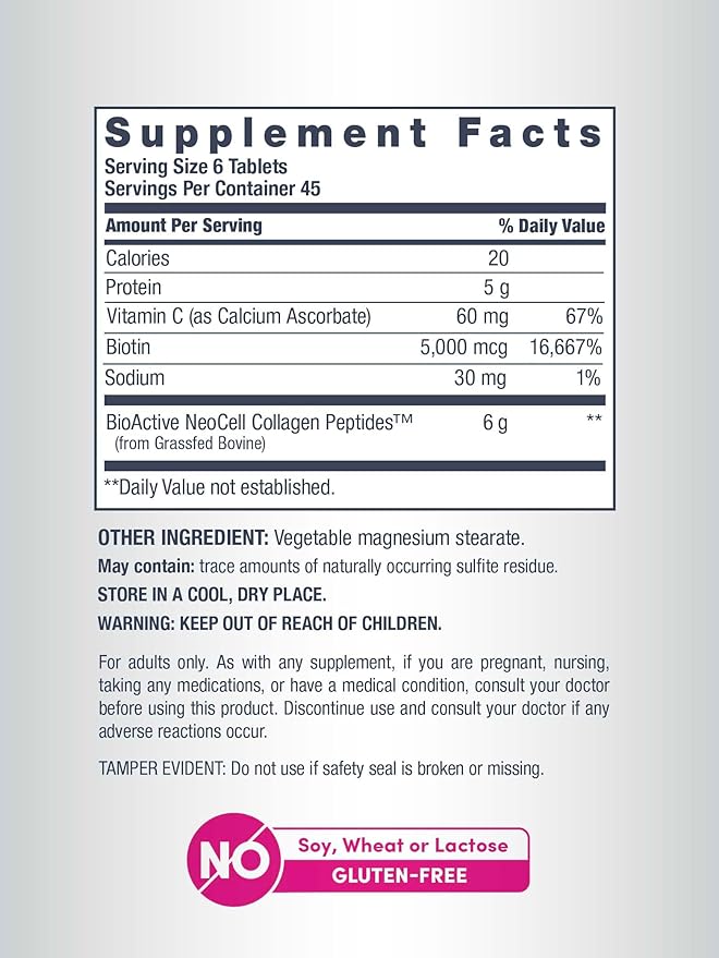 Neocell Collagen Peptides - 270 Tablets