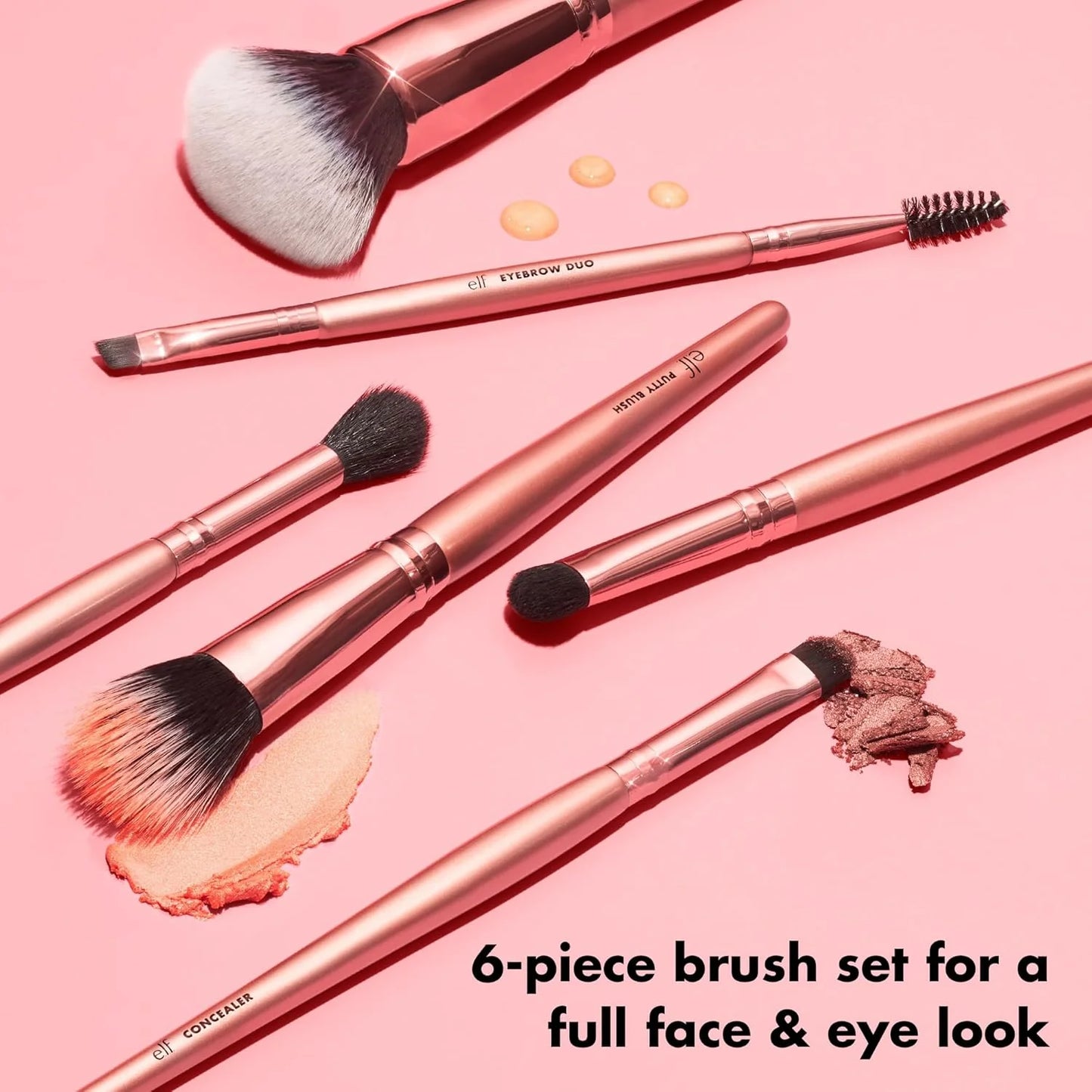 Elf Flawless Face And Eye Brush Set