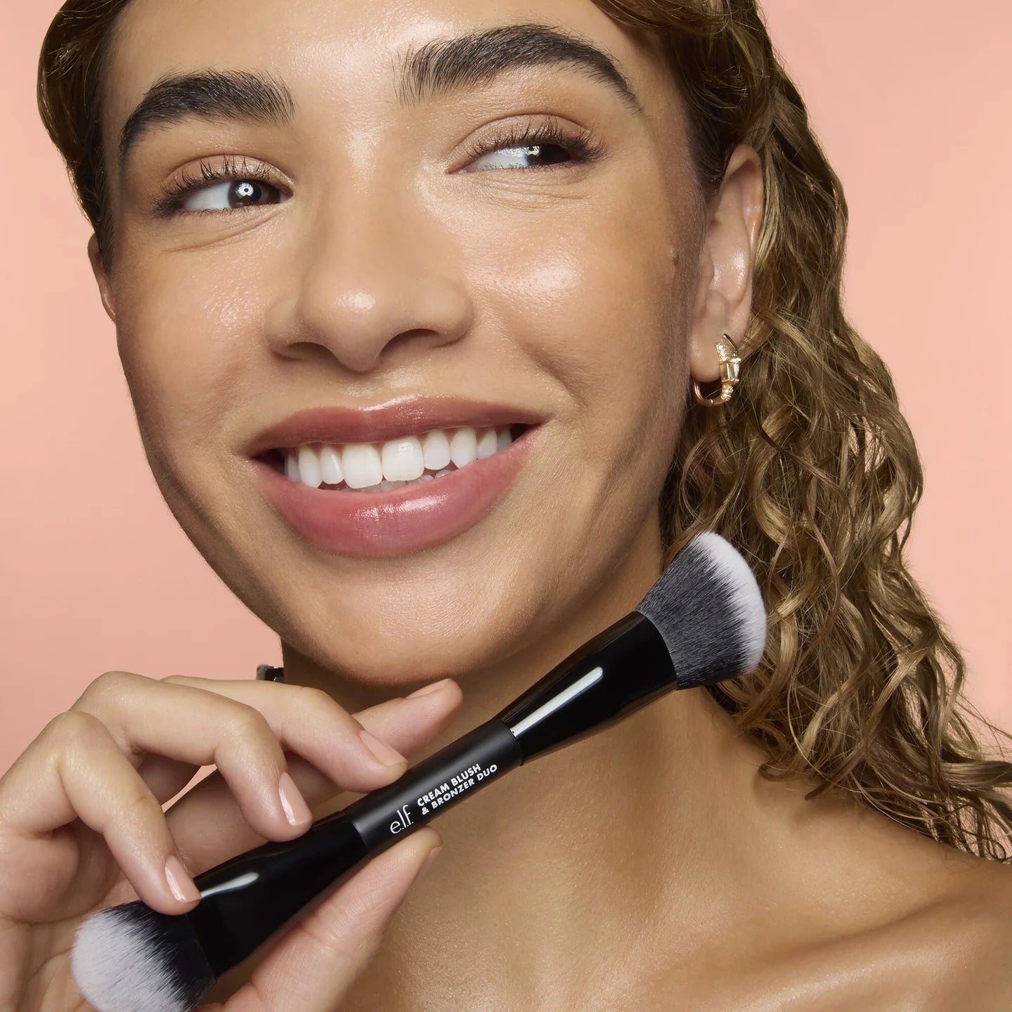 elf Cream Blush & Bronzer Duo Brush