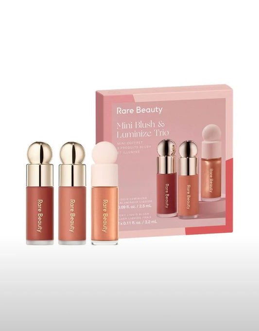Rare Beauty By Selena Gomez Mini Blush And Luminize Trio 3.2Ml