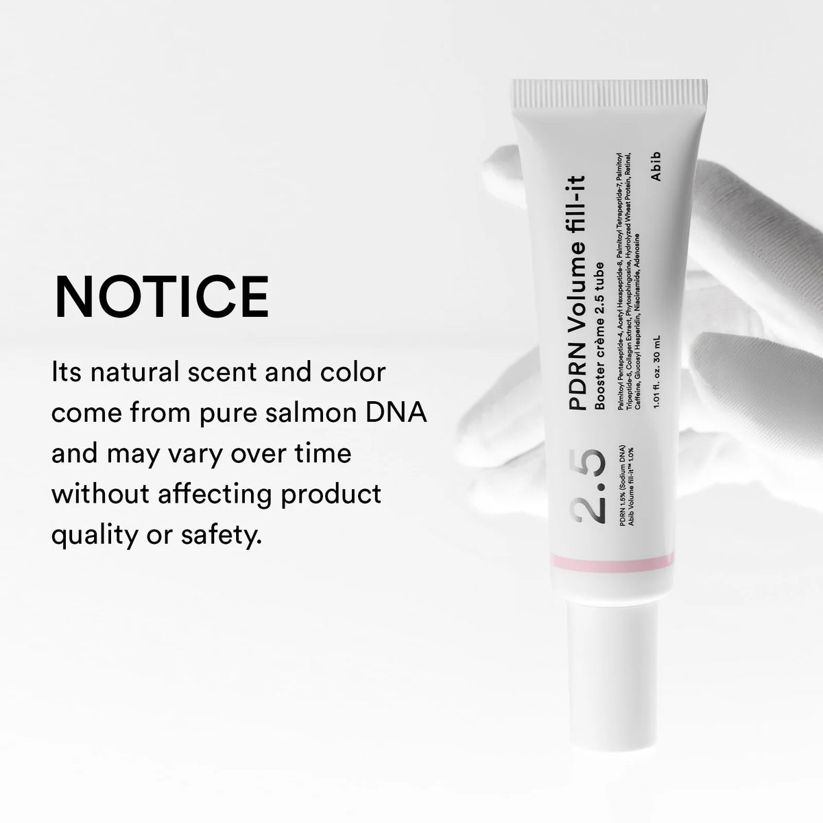 Abib PDRN Volume fill-it booster crème 2.5 tube