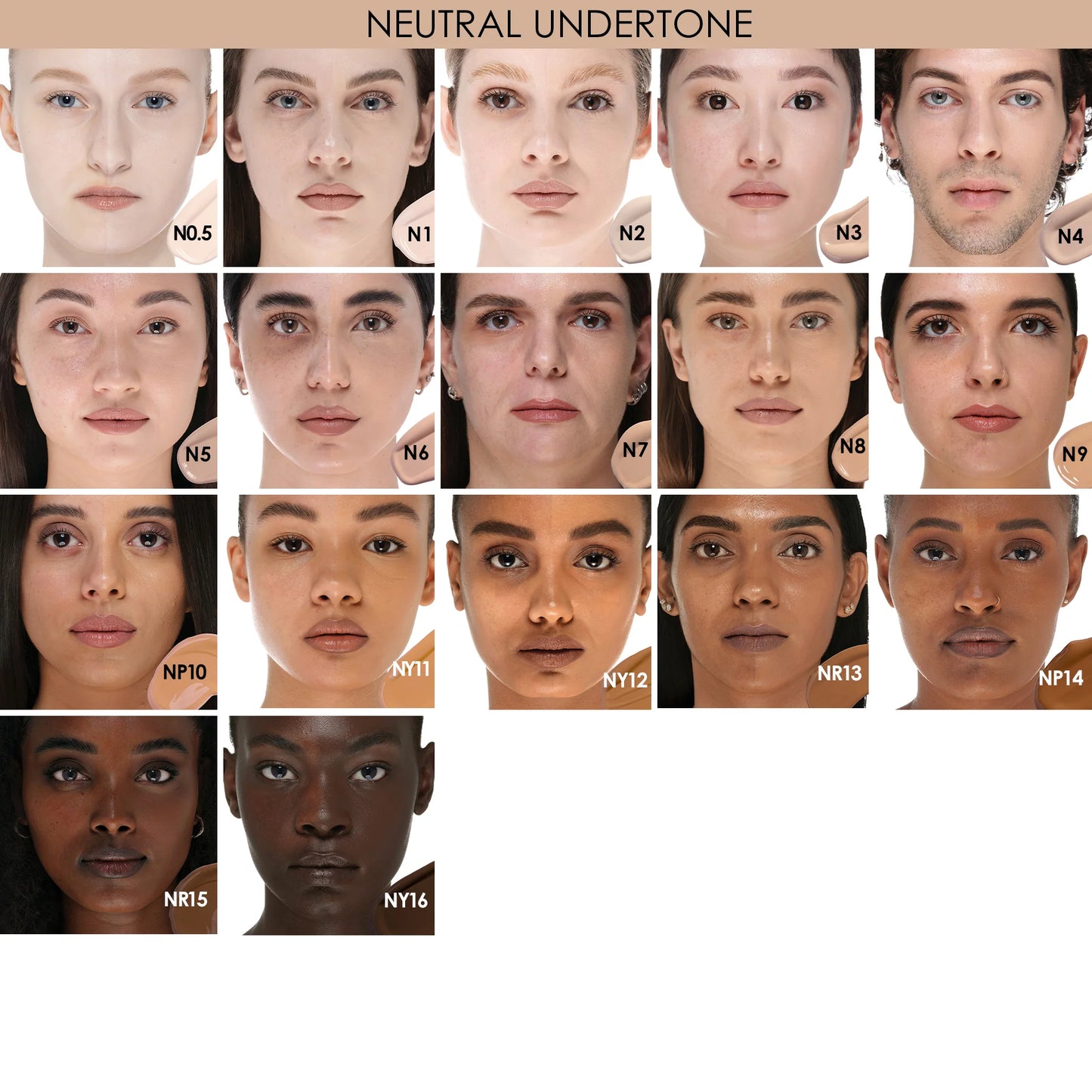 NATASHA DENONA Hy-Glam Brightening & Hydrating Medium to Full Coverage Crease Proof Serum Concealer