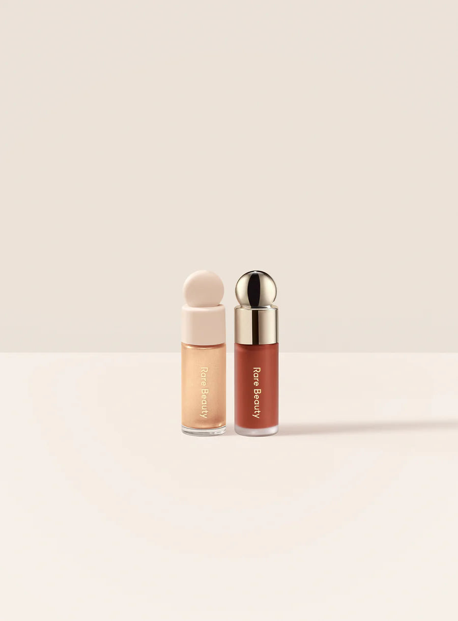 Rare Beauty Warm Radiance Mini Blush & Luminizer Duo