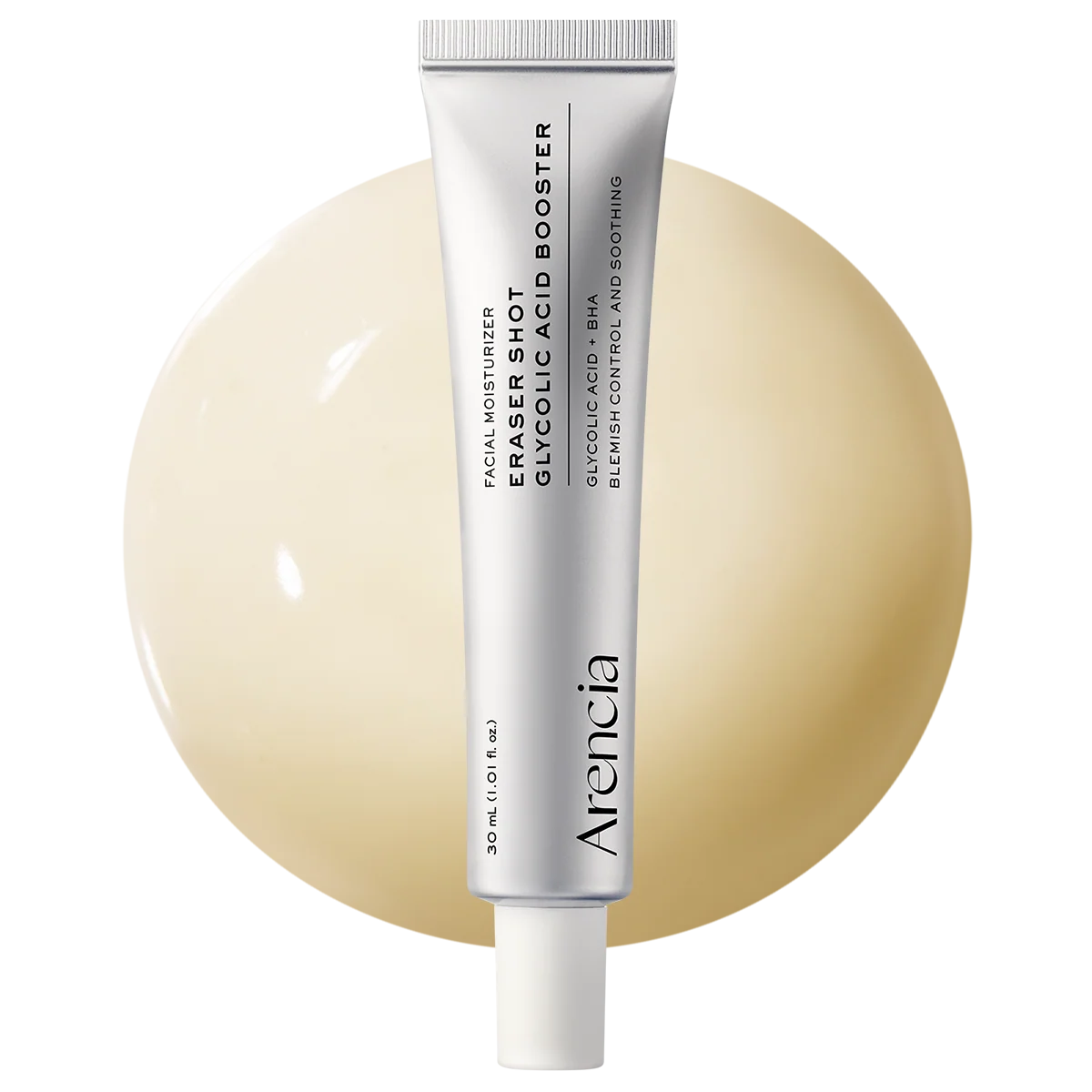 Arencia Eraser Shot Glycolic Acid Booster, Daily Clarifying Multi-Acid Formula for Smoother, Clear-Looking Skin, 1.01 fl. oz.