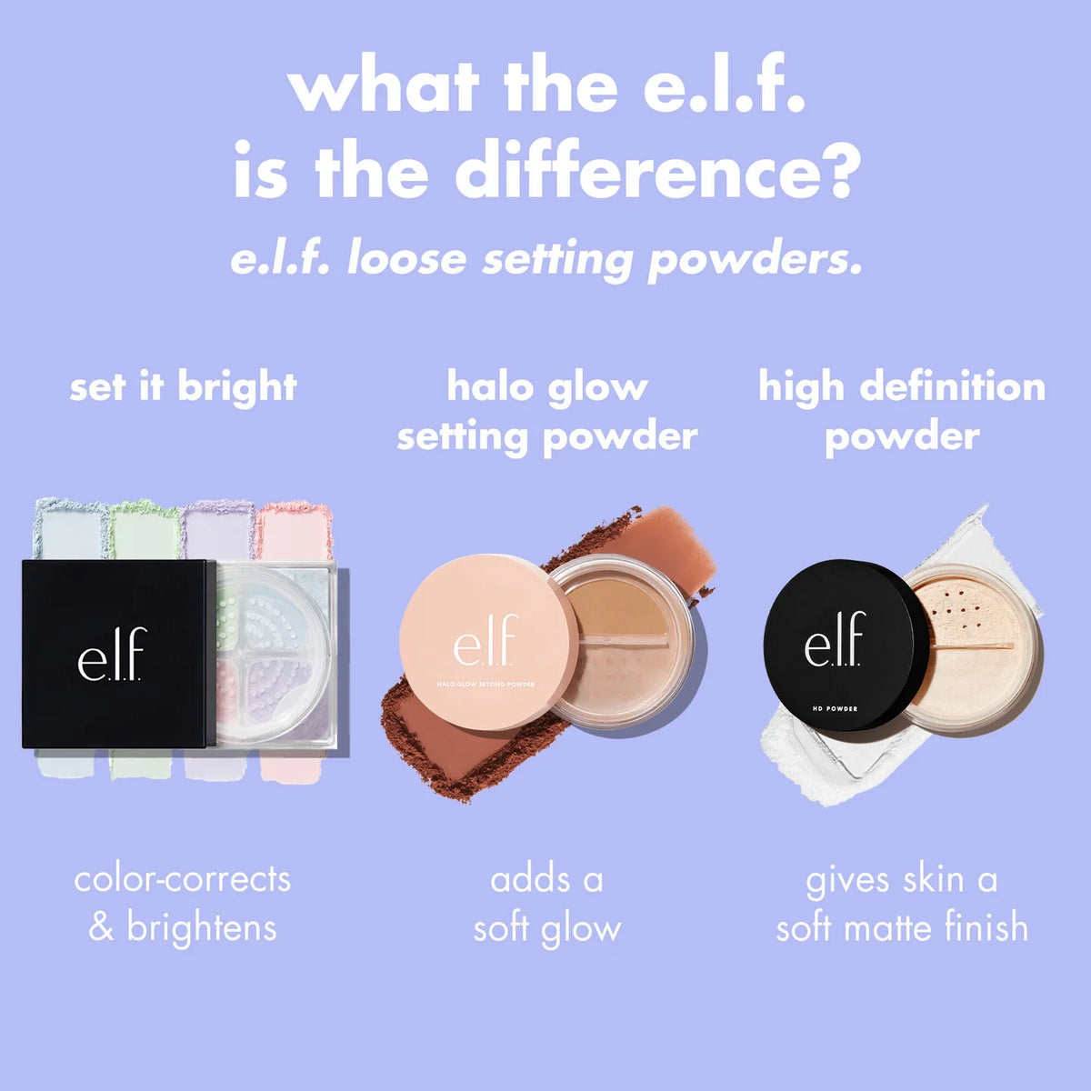 elf Set It Bright Correcting & Brightening Setting Powder