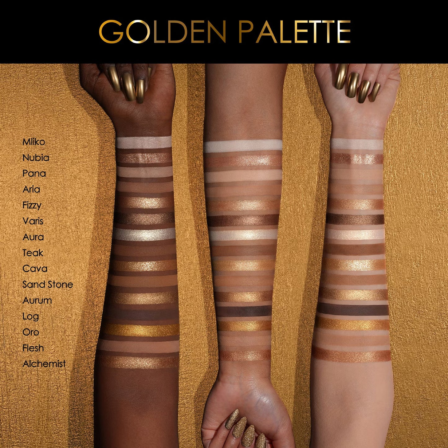 Natasha Golden Palette