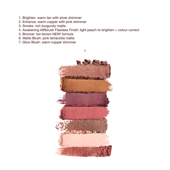 Charlotte Tilbury Hollywood Instant Look In A Palettedreamy, Bronzed Beauty