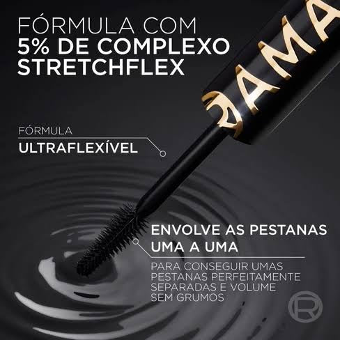 L'Oreal Paris Panorama Volume Million Lashes Mascara All Night Black 9.9M