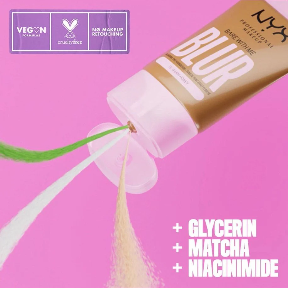 Nyx Bare With Me Blur tint foundation