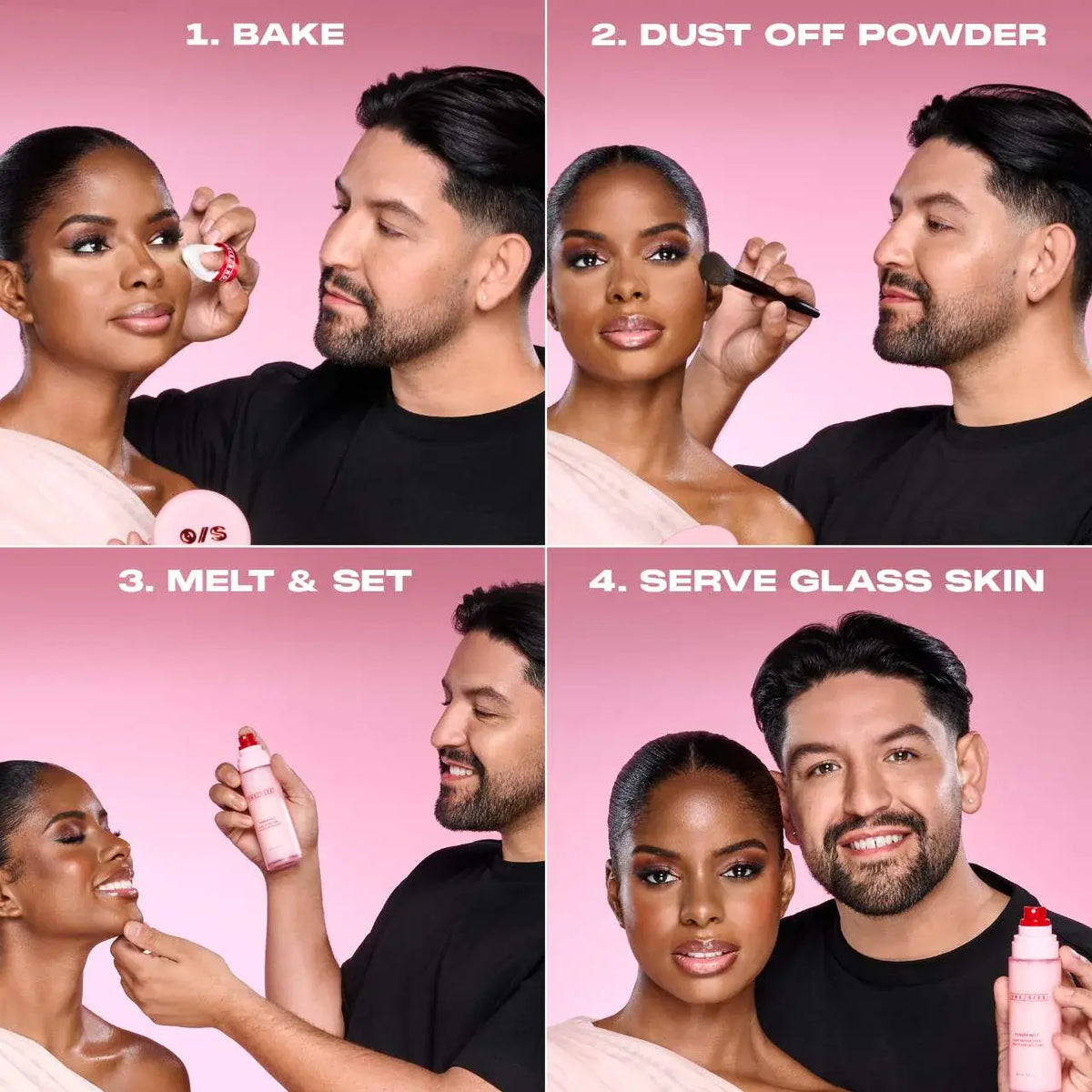 One Size Powder Melt  Glass Setting Spray