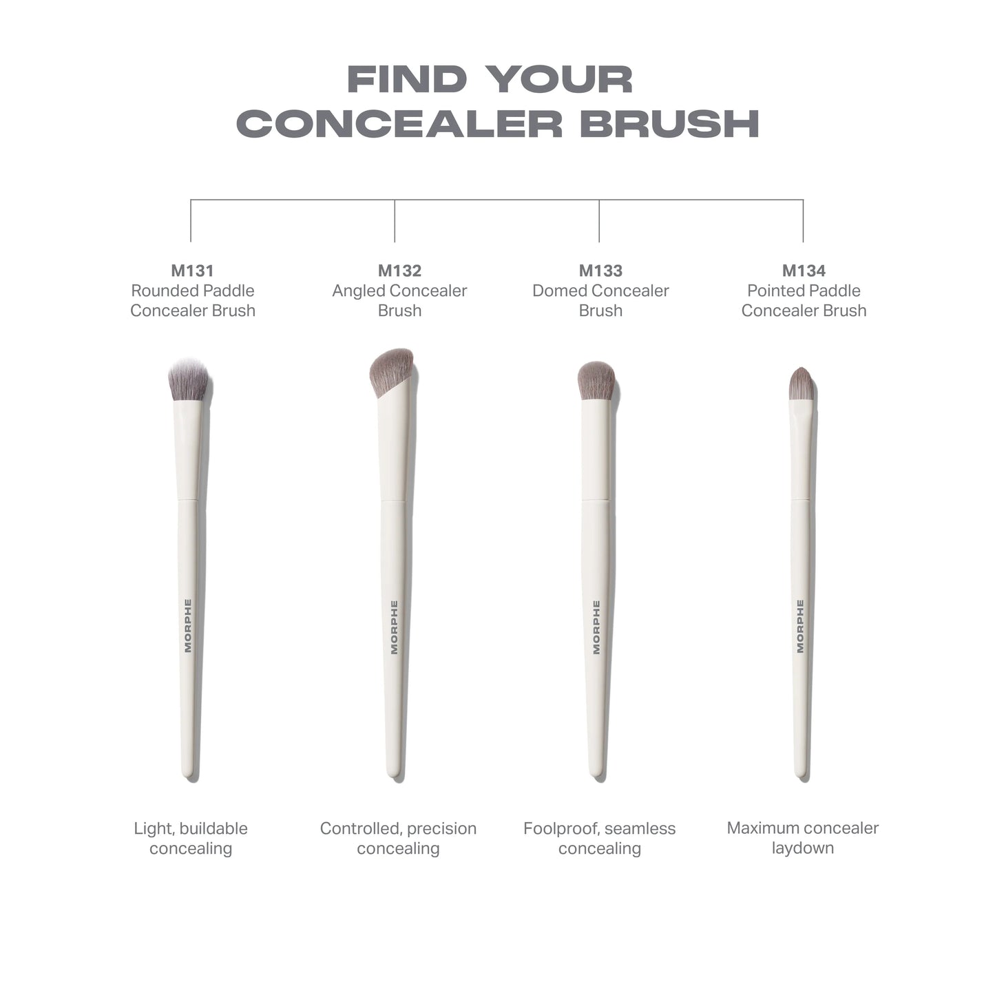 Morphe M132 Angled Concealer Brush
