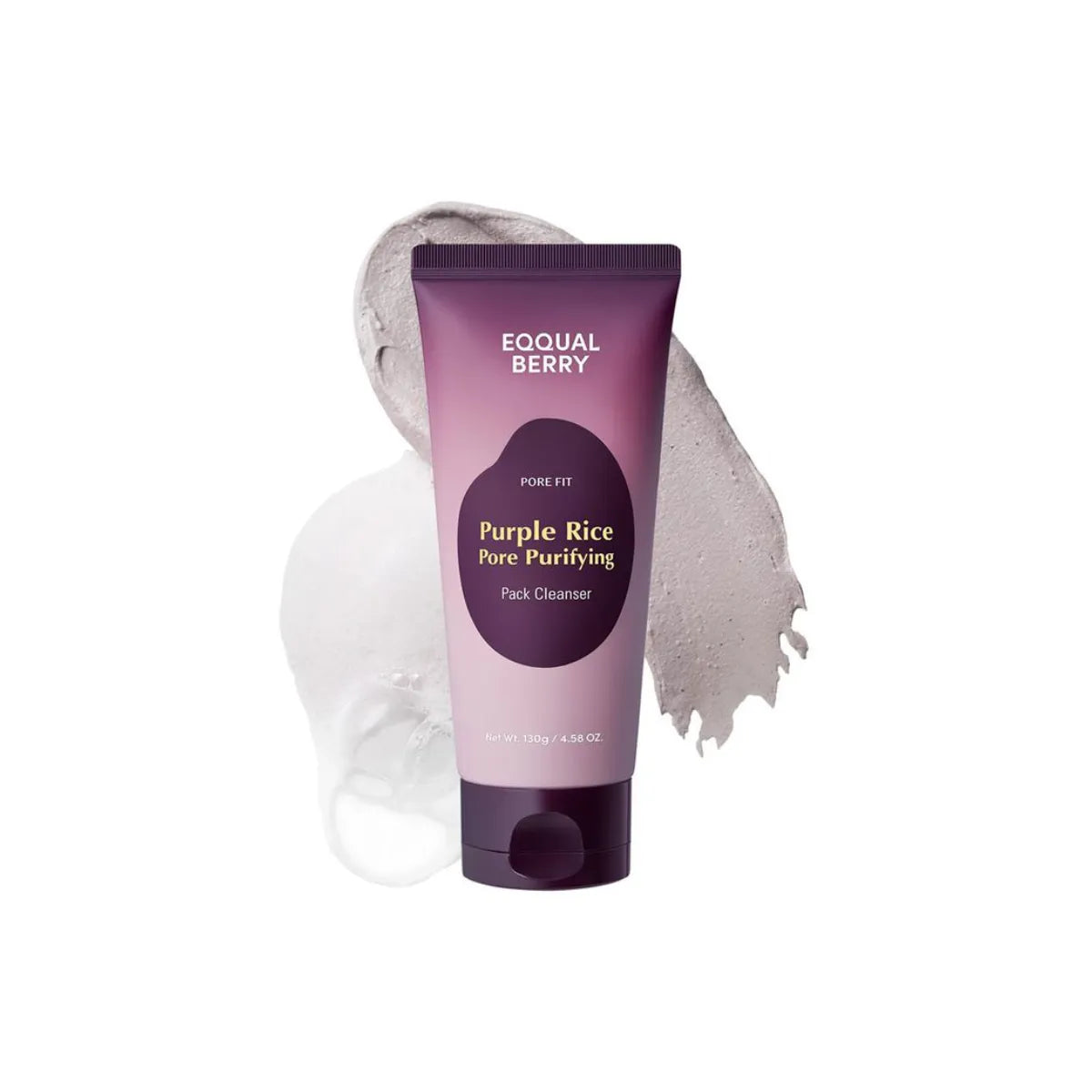 Eqqualberry Purple Rice Pore Purifying Pack Cleanser 130 Ml