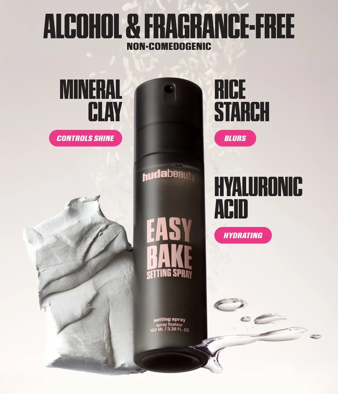 Huda Beauty Blur & Set Duo (Blur Primer + Setting Spray) Mini