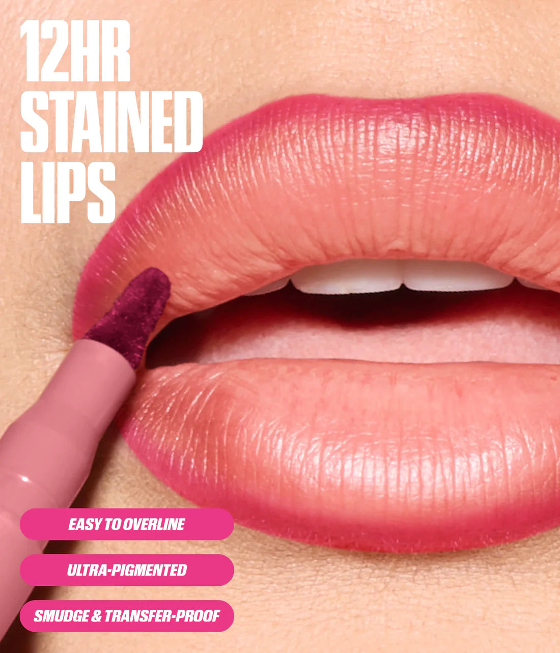 Huda Beauty Makeout Sesh Lip Duo - Rosy Nudes