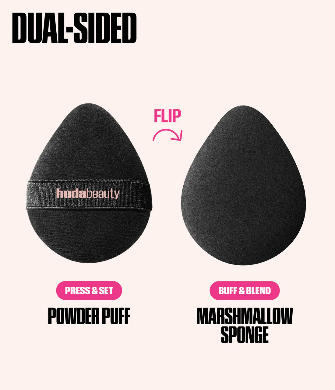 Huda Beauty Easy Bake Marshmallow Puff and Sponge