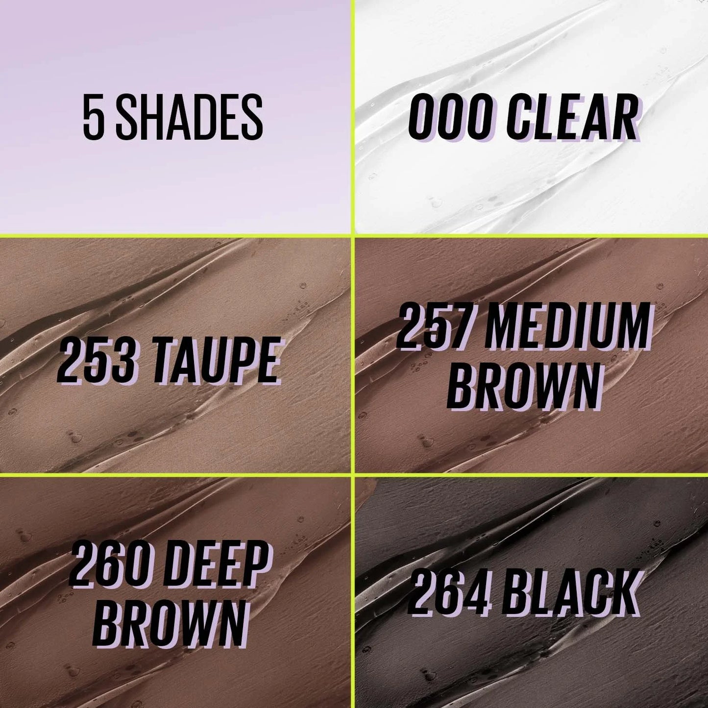 Maybelline Super Lock™ Brow Glue Clear & Tinted Eyebrow Gel