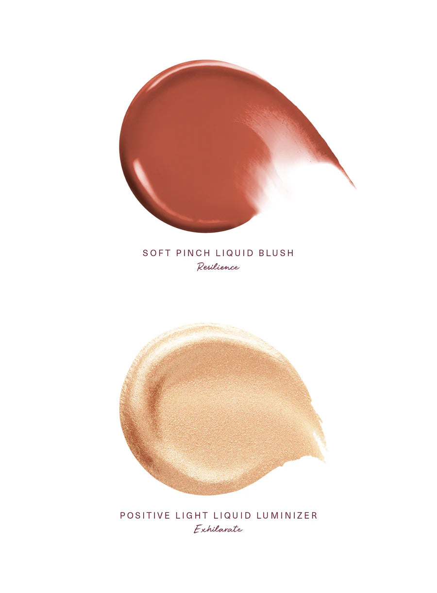 Rare Beauty Warm Radiance Mini Blush & Luminizer Duo