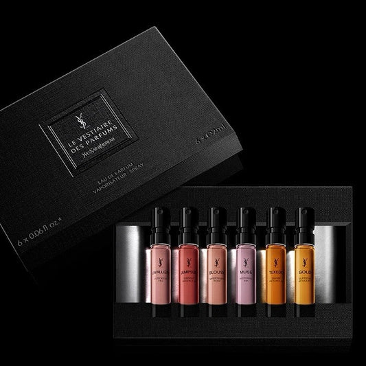 YSL Beauty le Vestiaire Des Parfums Discovery 6 Piece Set New In Box Authentic