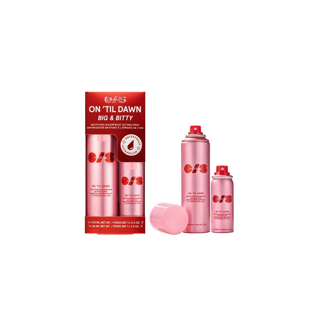 One Size By Patrick Starrr Big & Bitty On ‘Til Dawn Mattifying Waterproof Setting Spray Duo