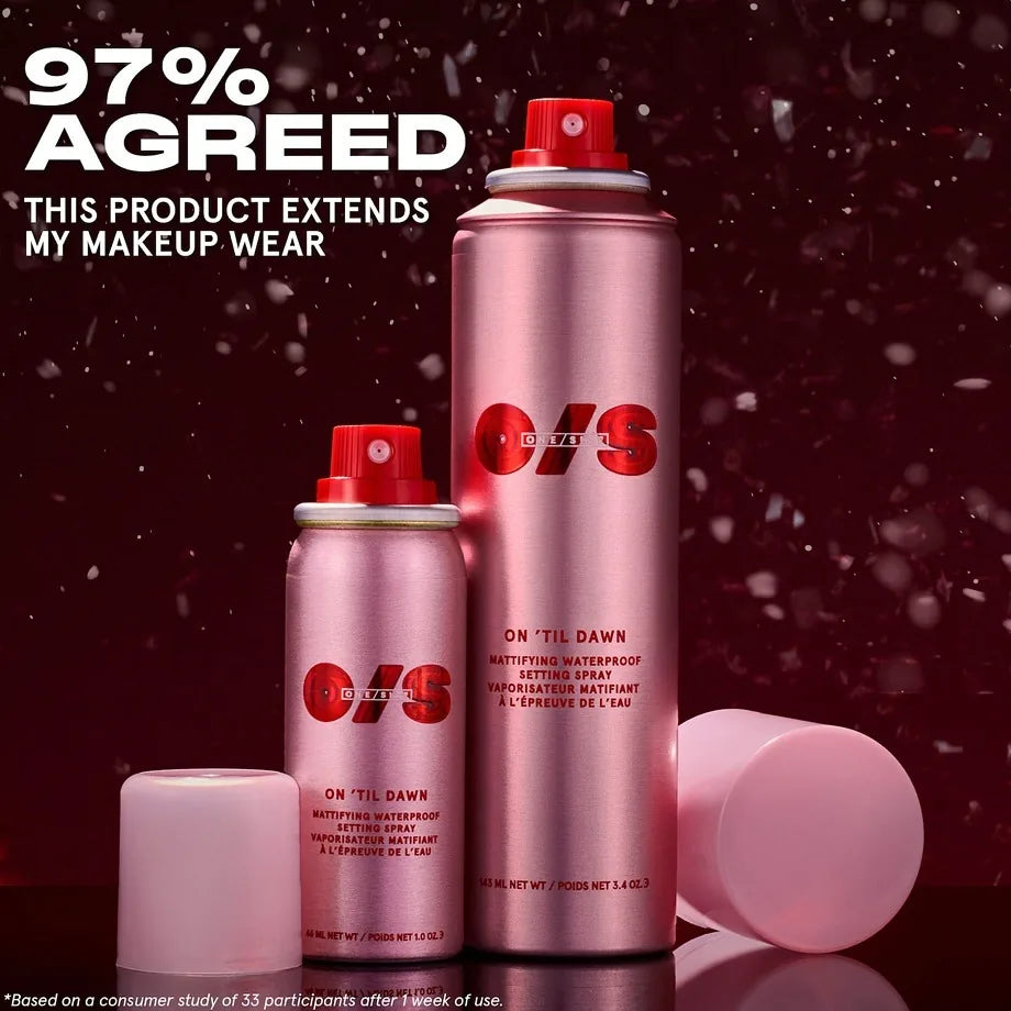 One Size By Patrick Starrr Big & Bitty On ‘Til Dawn Mattifying Waterproof Setting Spray Duo