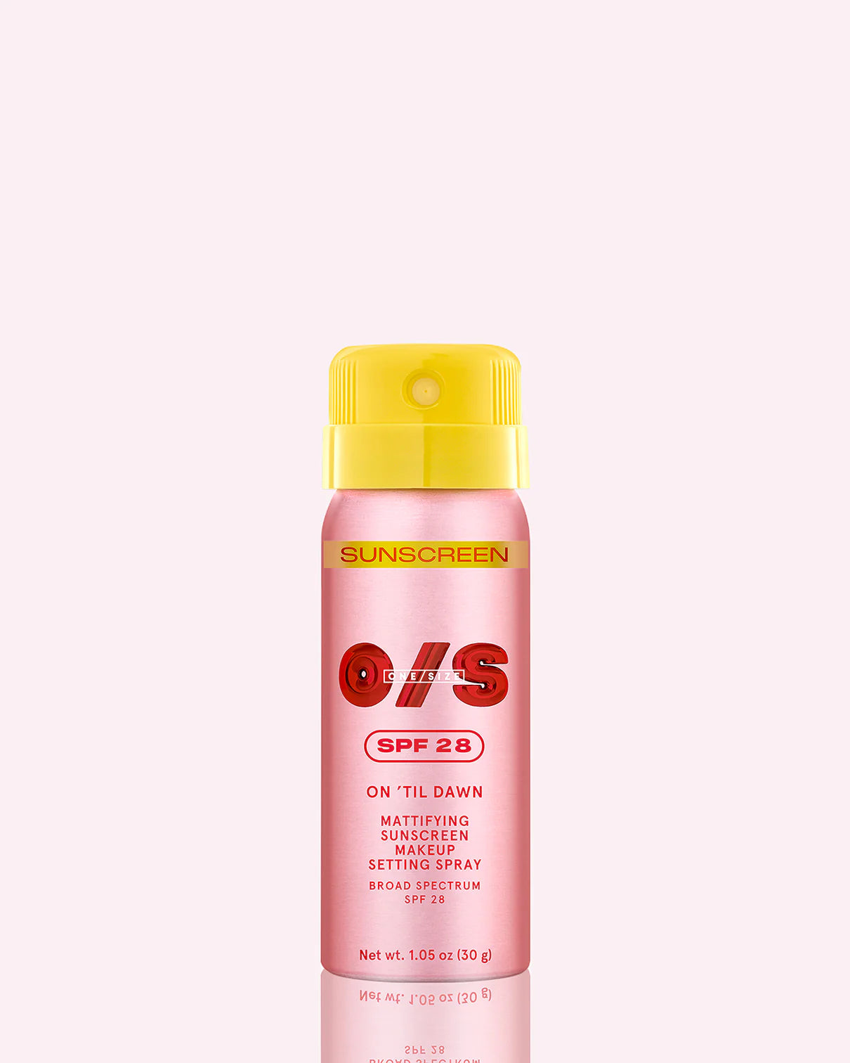 One Size On 'Til Dawn Mattifying Sunscreen Makeup Setting Spray SP
