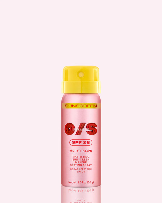 One Size On 'Til Dawn Mattifying Sunscreen Makeup Setting Spray SP