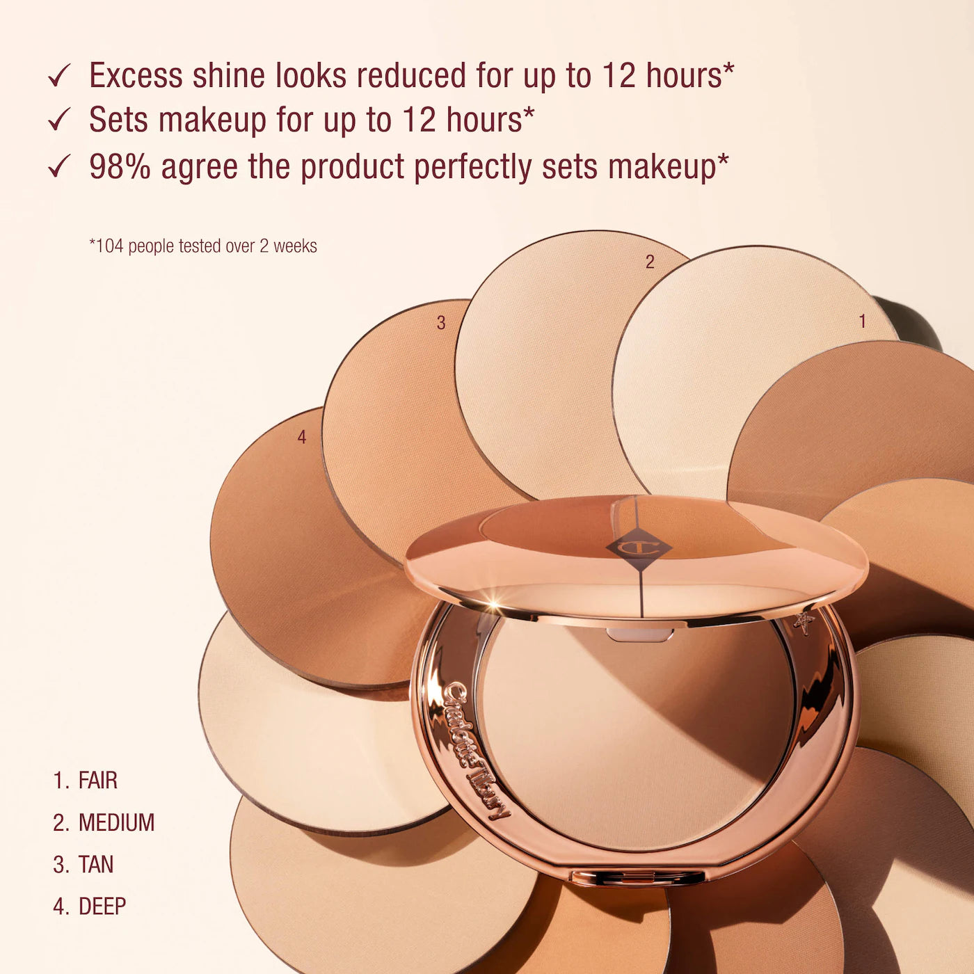 Charlotte Tilbury Airbrush Flawless Finish Refillable Blurring & Setting Powder Mini