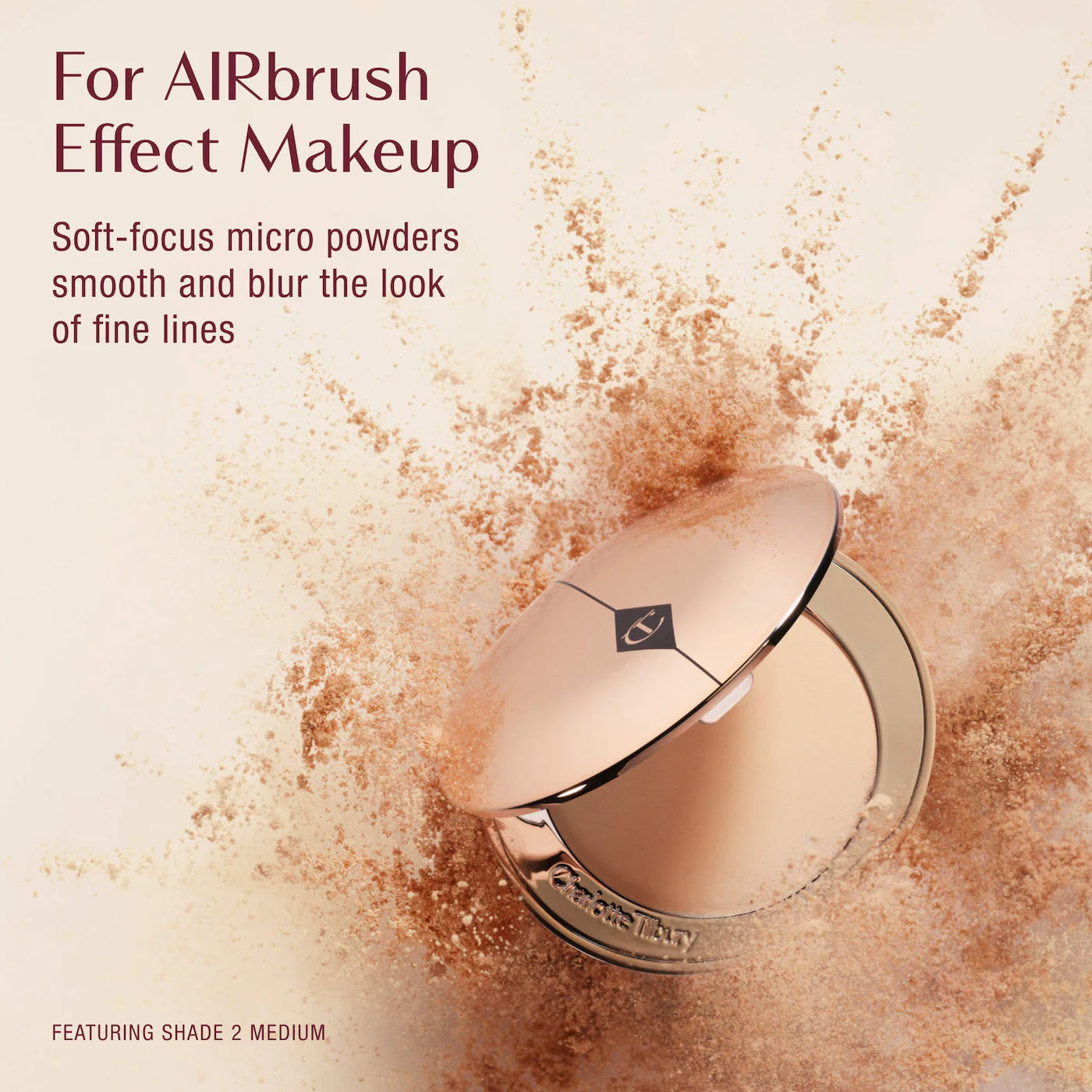 Charlotte Tilbury Airbrush Flawless Finish Refillable Blurring & Setting Powder Mini