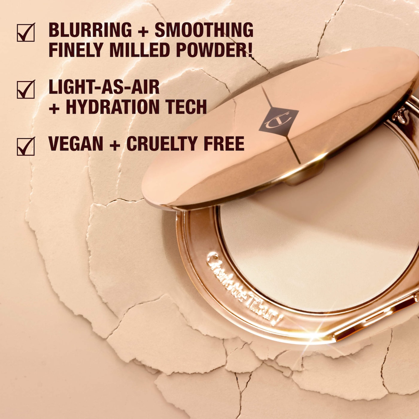Charlotte Tilbury Airbrush Flawless Finish Refillable Blurring & Setting Powder Mini