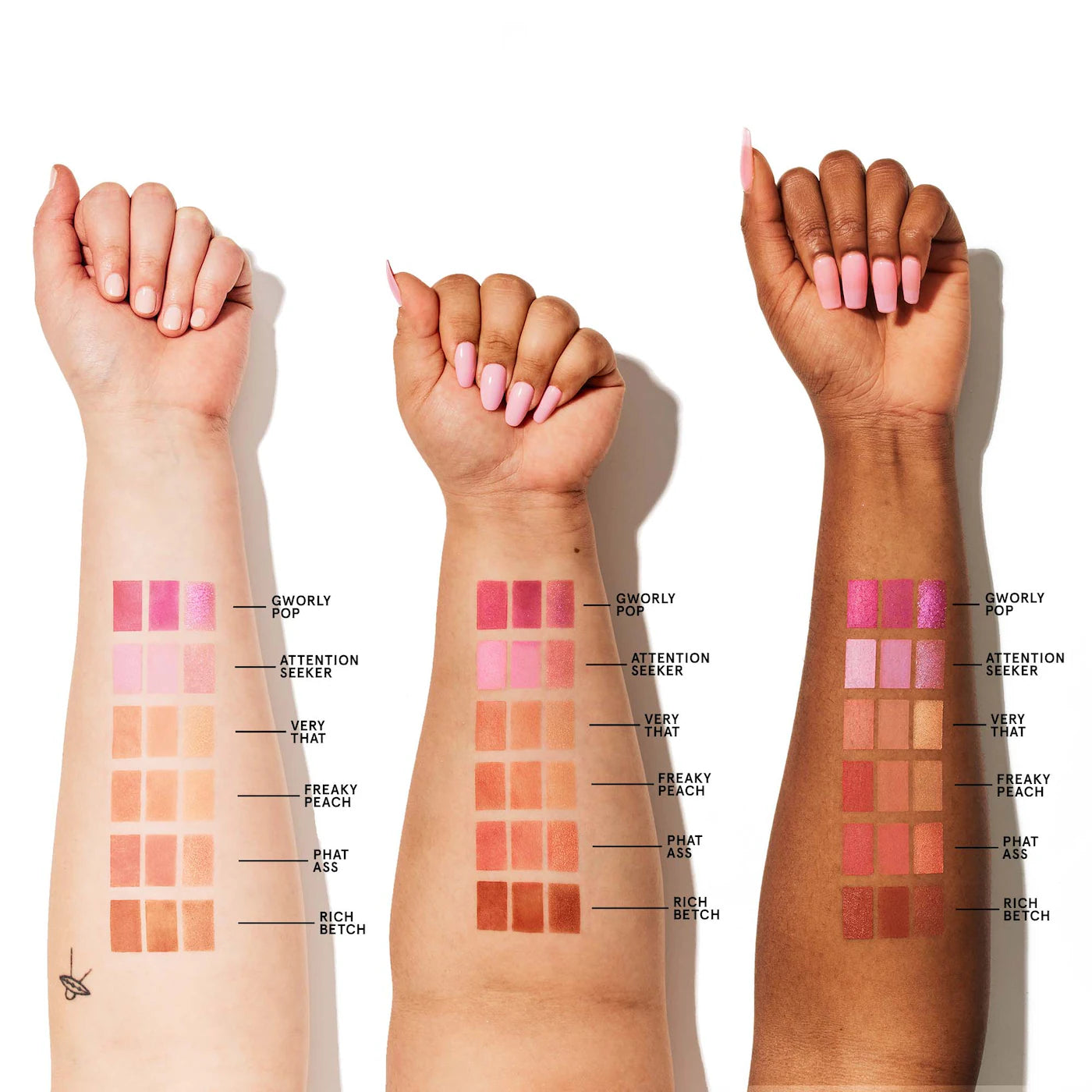 One Size 3D Blush Trio