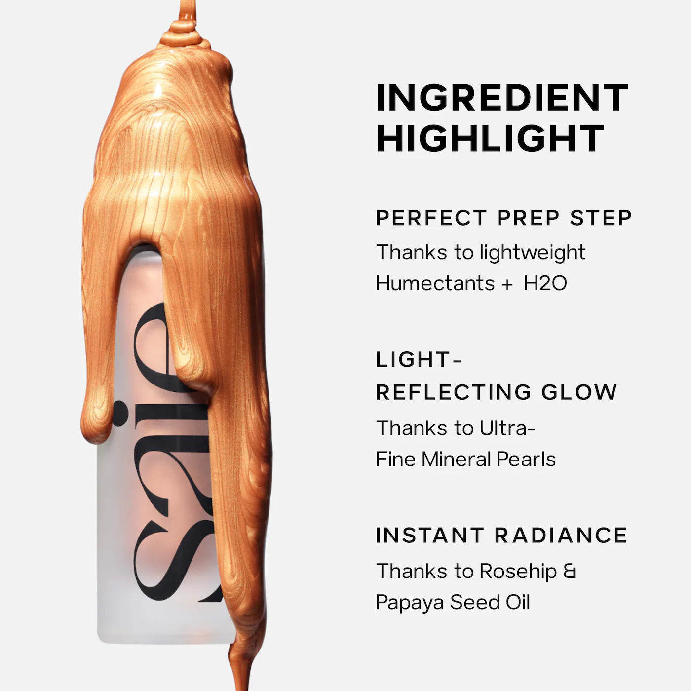 Saie Mini Glowy Super Gel Lightweight Dewy Multipurpose Illuminator
