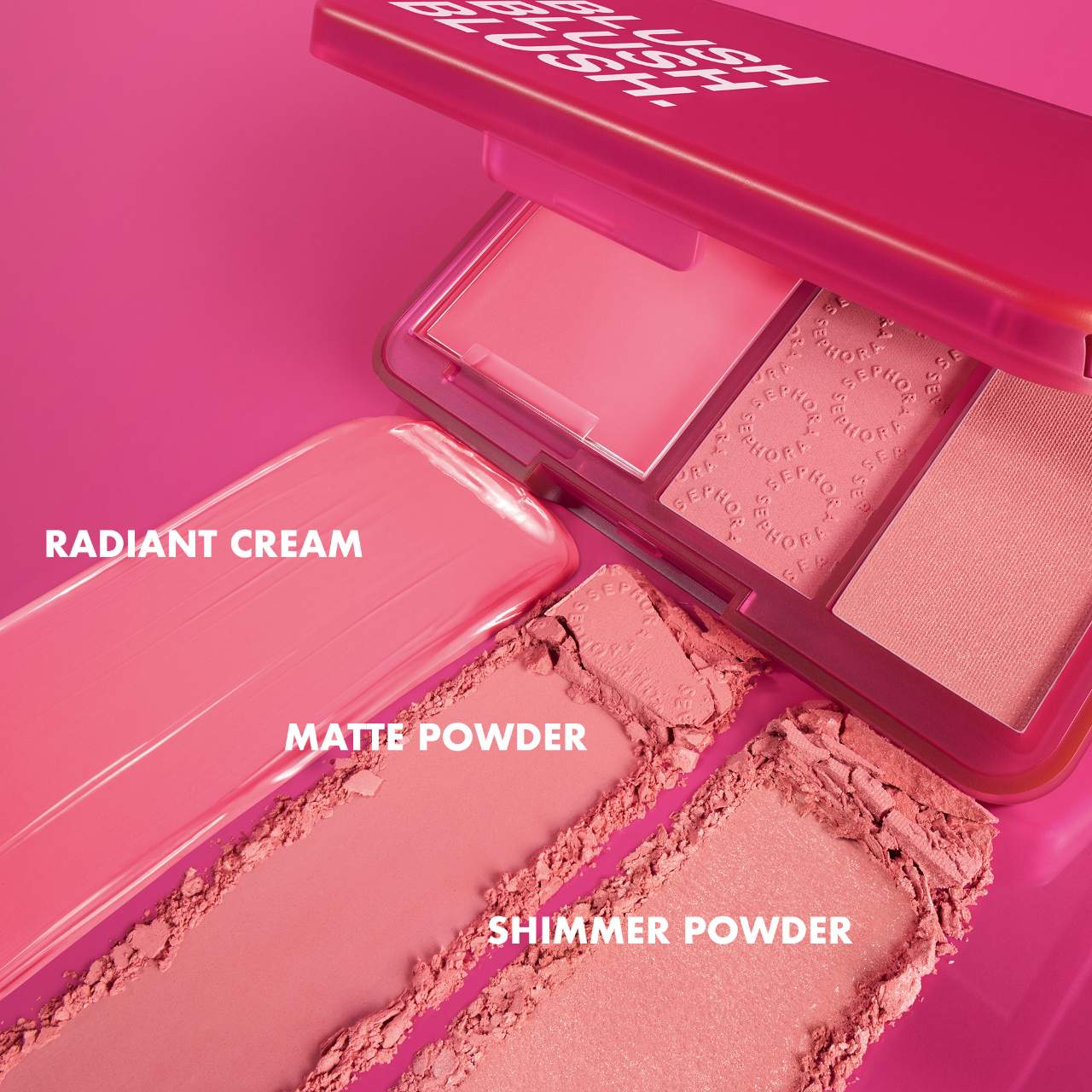 Sephora Collection Blush Blush Blush. Cream & Powder Palette