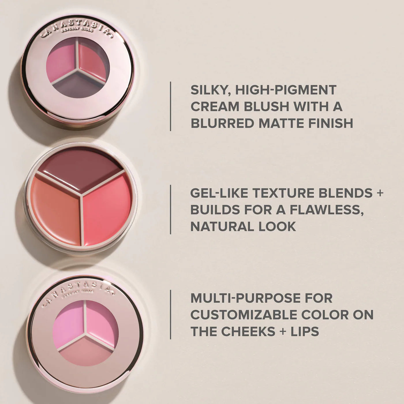 Anastasia Trio Blush